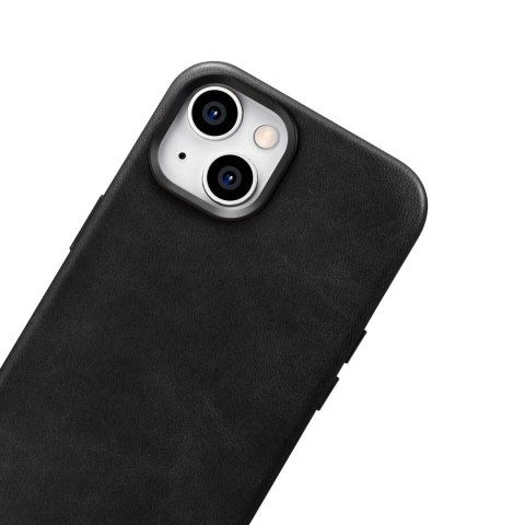 Skórzane etui iPhone 14 Plus magnetyczne z MagSafe Oil Wax Premium Leather Case czarny Skórzane etui iPhone 14 Plus magnetyczne z MagSafe Oil Wax Premium Leather Case czarny