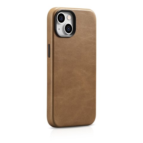 Skórzane etui iPhone 14 Plus magnetyczne z MagSafe Oil Wax Premium Leather Case jasny brąz Skórzane etui iPhone 14 Plus magnetyczne z MagSafe Oil Wax Premium Leather Case jasny brąz