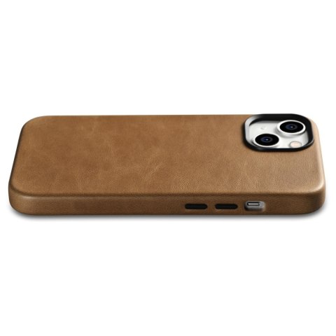 Skórzane etui iPhone 14 Plus magnetyczne z MagSafe Oil Wax Premium Leather Case jasny brąz Skórzane etui iPhone 14 Plus magnetyczne z MagSafe Oil Wax Premium Leather Case jasny brąz