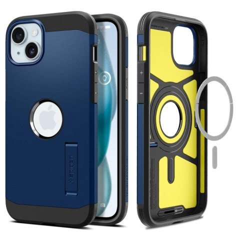 Etui Tough Armor MagSafe na iPhone 15 niebieskie Etui Tough Armor MagSafe na iPhone 15 niebieskie