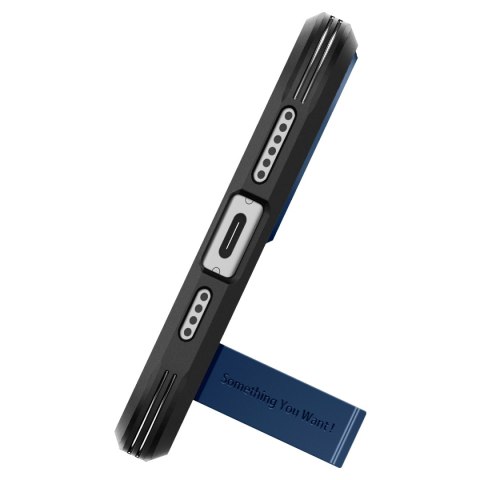 Etui Tough Armor MagSafe z podstawką na iPhone 15 Plus niebieskie Etui Tough Armor MagSafe z podstawką na iPhone 15 Plus niebieskie