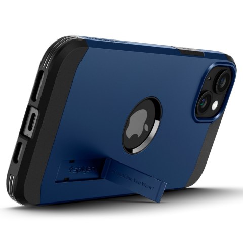 Etui Tough Armor MagSafe z podstawką na iPhone 15 Plus niebieskie Etui Tough Armor MagSafe z podstawką na iPhone 15 Plus niebieskie