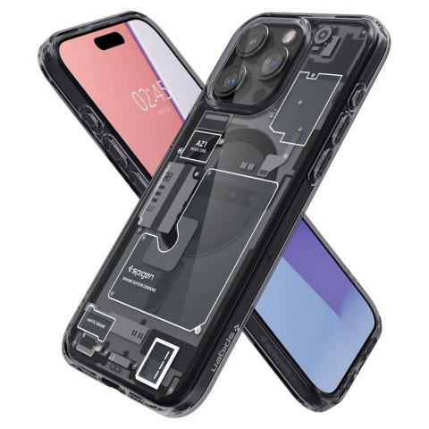 Etui Ultra Hybrid Mag z MagSafe na iPhone 15 Pro Max szaro-czarne Etui Ultra Hybrid Mag z MagSafe na iPhone 15 Pro Max szaro-czarne
