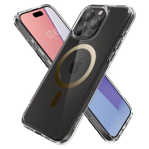 Etui Ultra Hybrid Mag z MagSafe na iPhone 15 Pro Max złote Etui Ultra Hybrid Mag z MagSafe na iPhone 15 Pro Max złote