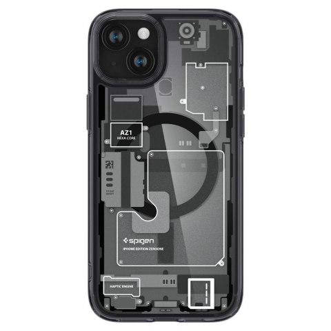 Etui Ultra Hybrid Mag z MagSafe na iPhone 15 szaro-czarne Etui Ultra Hybrid Mag z MagSafe na iPhone 15 szaro-czarne