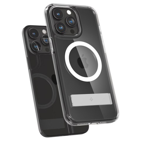 Etui Ultra Hybrid S MagSafe z podstawką do iPhone 15 Pro przezroczyste Etui Ultra Hybrid S MagSafe z podstawką do iPhone 15 Pro przezroczyste