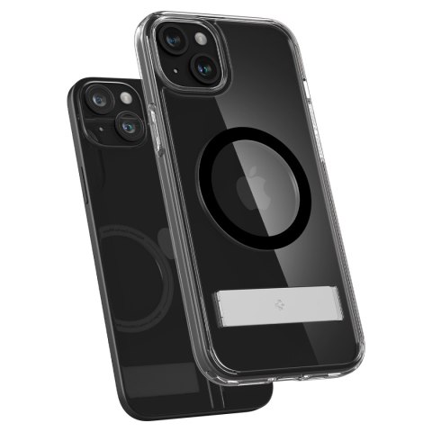 Etui Ultra Hybrid S MagSafe z podstawką do iPhone 15 czarne Etui Ultra Hybrid S MagSafe z podstawką do iPhone 15 czarne