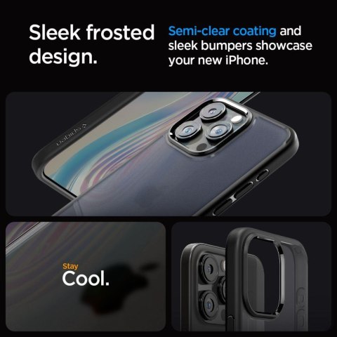 Etui Ultra Hybrid na iPhone 15 Pro Max przezroczysto-czarne Etui Ultra Hybrid na iPhone 15 Pro Max przezroczysto-czarne