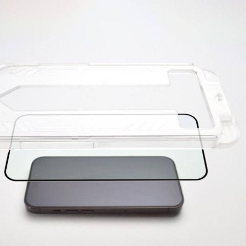 Szkło hartowane 9H z ramką montażową do iPhone 14 Plus Premium Glass czarne Szkło hartowane 9H z ramką montażową do iPhone 14 Plus Premium Glass czarne