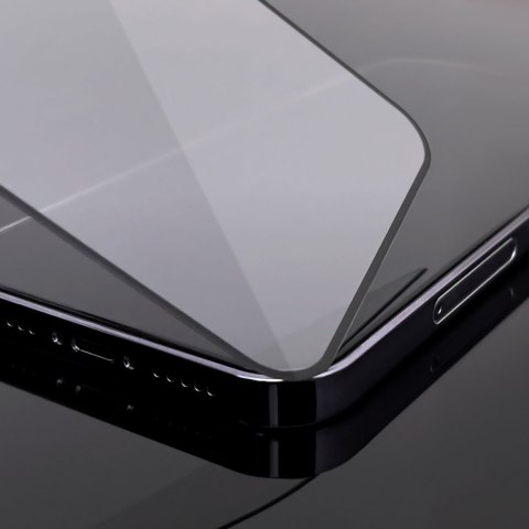 Szkło hartowane na cały ekran z ramką do iPhone 15 Plus czarne Szkło hartowane na cały ekran z ramką do iPhone 15 Plus czarne
