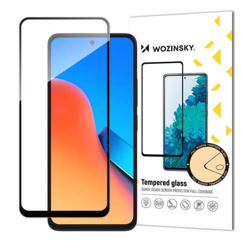 Wytrzymałe szkło hartowane na cały ekran z ramką do Xiaomi Redmi 12 Full Glue czarne Wytrzymałe szkło hartowane na cały ekran z ramką do Xiaomi Redmi 12 Full Glue czarne