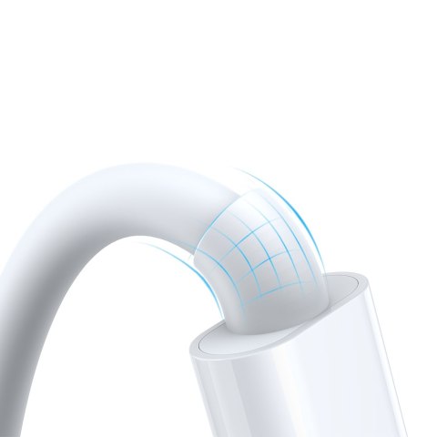 3w1 Kabel przewód USB-A z ładowarka indukcyjną + 2x iPhone Lightning 1.2m biały 3w1 Kabel przewód USB-A z ładowarka indukcyjną + 2x iPhone Lightning 1.2m biały