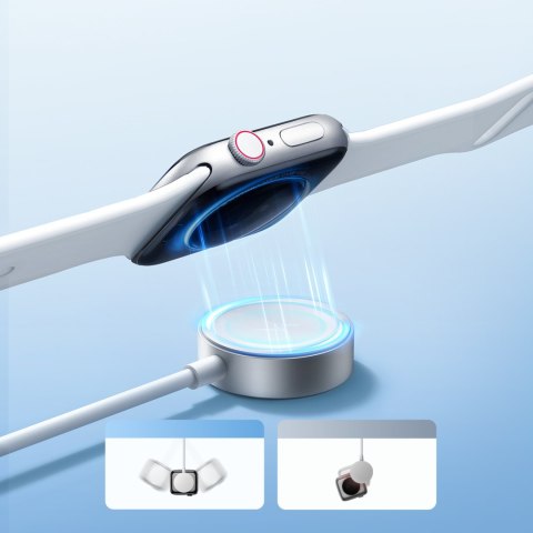 3w1 Kabel przewód USB-A z ładowarka indukcyjną + 2x iPhone Lightning 1.2m biały 3w1 Kabel przewód USB-A z ładowarka indukcyjną + 2x iPhone Lightning 1.2m biały