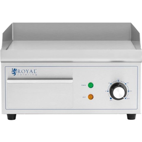 Grill elektryczny płyta grillowa gładka 35 x 38 cm 2000 W Grill elektryczny płyta grillowa gładka 35 x 38 cm 2000 W