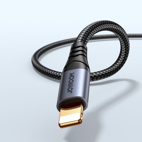 Kabel audio stereo do iPhone iPad AUX 3.5 mm mini jack - Lightning 1.2m czarny Kabel audio stereo do iPhone iPad AUX 3.5 mm mini jack - Lightning 1.2m czarny