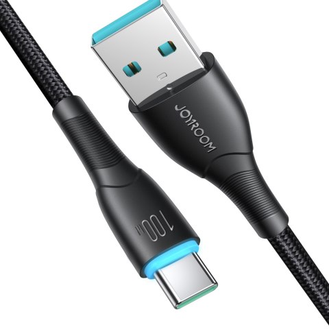 Kabel przewód Starry Series USB-A - USB-C 100W 1m czarny Kabel przewód Starry Series USB-A - USB-C 100W 1m czarny