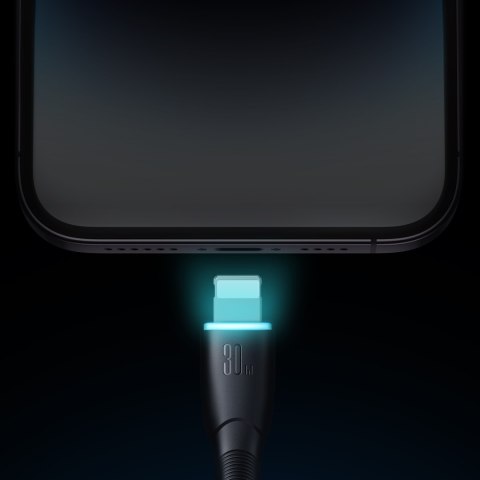 Kabel przewód do iPhone Starry Series USB-C - Lightning 30W 1m czarny Kabel przewód do iPhone Starry Series USB-C - Lightning 30W 1m czarny