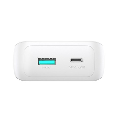 Mini powerbank 10000mAh z wbudowanymi kablami JR-PBC06 30W biały Mini powerbank 10000mAh z wbudowanymi kablami JR-PBC06 30W biały
