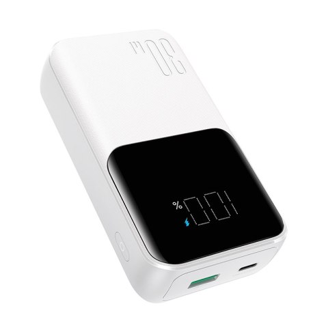 Mini powerbank 10000mAh z wbudowanymi kablami JR-PBC06 30W biały Mini powerbank 10000mAh z wbudowanymi kablami JR-PBC06 30W biały