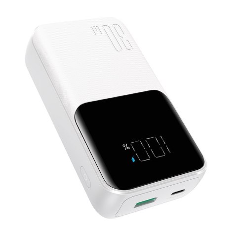 Mini powerbank 20000mAh z wbudowanymi kablami JR-PBC07 30W biały Mini powerbank 20000mAh z wbudowanymi kablami JR-PBC07 30W biały