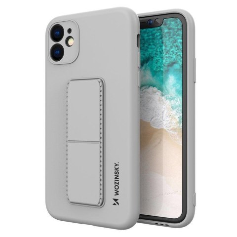 Silikonowe etui z podstawką iPhone 11 Pro Kickstand Case szare Silikonowe etui z podstawką iPhone 11 Pro Kickstand Case szare