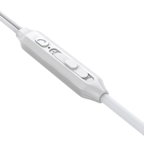 Zestaw słuchawkowy słuchawki douszne USB-C JR-EC06 srebrne Zestaw słuchawkowy słuchawki douszne USB-C JR-EC06 srebrne