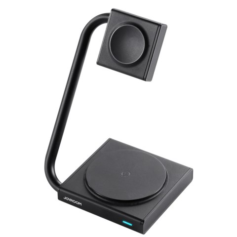 2w1 Ładowarka indukcyjna do zegarka i smarfona 15W MagSafe Qi składana czarna 2w1 Ładowarka indukcyjna do zegarka i smarfona 15W MagSafe Qi składana czarna