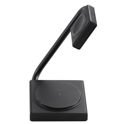 2w1 Ładowarka indukcyjna do zegarka i smarfona 15W MagSafe Qi składana czarna 2w1 Ładowarka indukcyjna do zegarka i smarfona 15W MagSafe Qi składana czarna