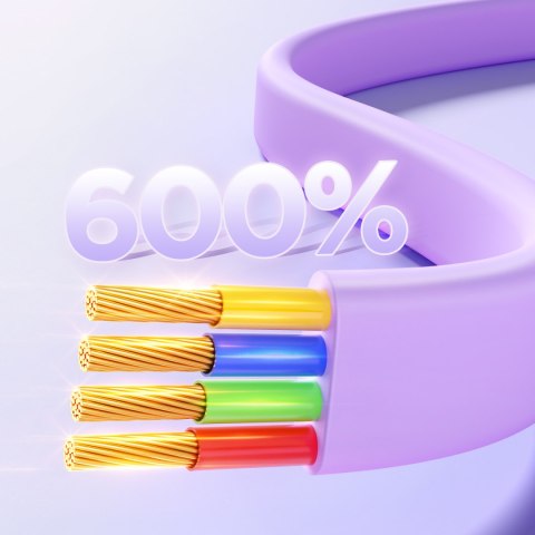 3w1 Kabel zwijany Colorful Series USB-A do USB-C / iPhone Lightning / microUSB 1m fioletowy 3w1 Kabel zwijany Colorful Series USB-A do USB-C / iPhone Lightning / microUSB 1m fioletowy