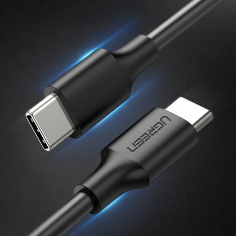 Kabel przewód USB-C do ładowania i transferu danych 3A 3m czarny Kabel przewód USB-C do ładowania i transferu danych 3A 3m czarny