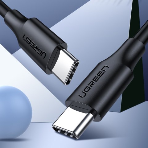Kabel przewód USB-C do ładowania i transferu danych 3A 3m czarny Kabel przewód USB-C do ładowania i transferu danych 3A 3m czarny
