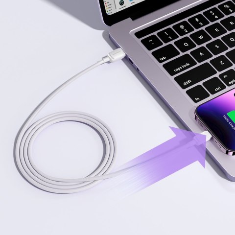 Kabel przewód do iPhone Lightning - USB 2.4A 1.2m biały Kabel przewód do iPhone Lightning - USB 2.4A 1.2m biały