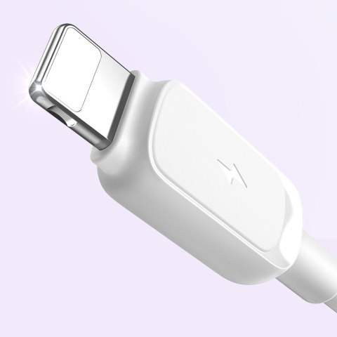 Kabel przewód do iPhone Lightning - USB 2.4A 1.2m biały Kabel przewód do iPhone Lightning - USB 2.4A 1.2m biały