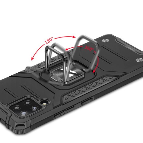 Pancerne etui pokrowiec + magnetyczny uchwyt Samsung Galaxy A42 5G Ring Armor czerwony Pancerne etui pokrowiec + magnetyczny uchwyt Samsung Galaxy A42 5G Ring Armor czerwony