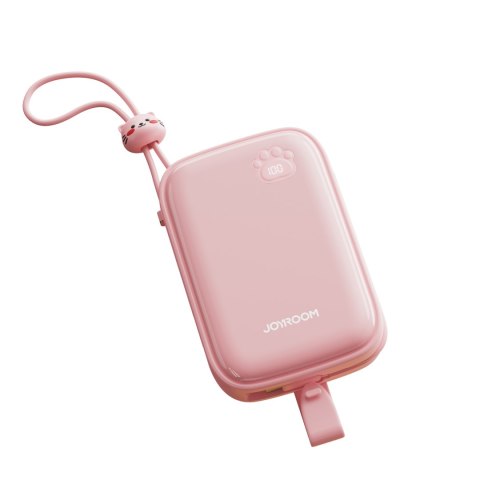 Powerbank Cutie Series 22.5W 20000mAh ze stojakiem USB-A USB-C iPhone różowy Powerbank Cutie Series 22.5W 20000mAh ze stojakiem USB-A USB-C iPhone różowy