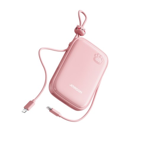 Powerbank Cutie Series 22.5W 20000mAh ze stojakiem USB-A USB-C iPhone różowy Powerbank Cutie Series 22.5W 20000mAh ze stojakiem USB-A USB-C iPhone różowy