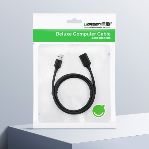 Przedłużacz kabla przewodu USB 2.0 480Mb/s 3m czarny Przedłużacz kabla przewodu USB 2.0 480Mb/s 3m czarny