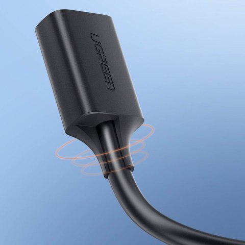 Przedłużacz przejściówka kabla USB-A 3.0 5Gb/s 0.5m czarny Przedłużacz przejściówka kabla USB-A 3.0 5Gb/s 0.5m czarny