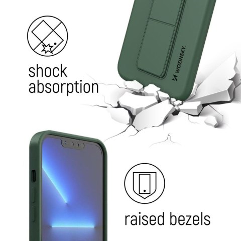 Silikonowe etui z podstawką etui Samsung Galaxy A13 5G Kickstand Case czerwone Silikonowe etui z podstawką etui Samsung Galaxy A13 5G Kickstand Case czerwone