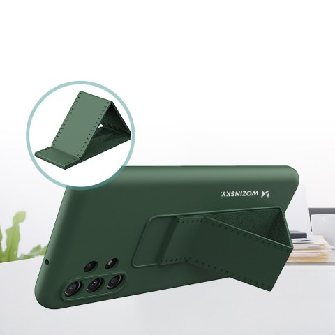 Silikonowe etui z podstawką etui Samsung Galaxy A13 5G Kickstand Case czerwone Silikonowe etui z podstawką etui Samsung Galaxy A13 5G Kickstand Case czerwone
