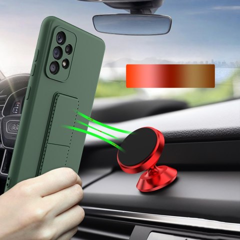 Silikonowe etui z podstawką etui Samsung Galaxy A13 5G Kickstand Case czerwone Silikonowe etui z podstawką etui Samsung Galaxy A13 5G Kickstand Case czerwone
