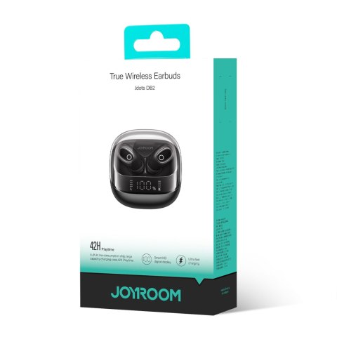 Słuchawki bezprzewodowe TWS Jdots Series JR-DB2 Bluetooth 5.3 czarne Słuchawki bezprzewodowe TWS Jdots Series JR-DB2 Bluetooth 5.3 czarne