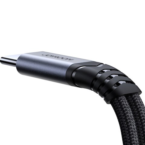 2w1 Adapter przejściówka ładowarka + słuchawki USB-C do USB-C / mini jack 3.5mm czarny 2w1 Adapter przejściówka ładowarka + słuchawki USB-C do USB-C / mini jack 3.5mm czarny