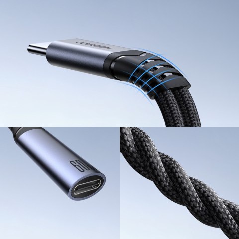 2w1 Adapter przejściówka ładowarka + słuchawki USB-C do USB-C / mini jack 3.5mm czarny 2w1 Adapter przejściówka ładowarka + słuchawki USB-C do USB-C / mini jack 3.5mm czarny