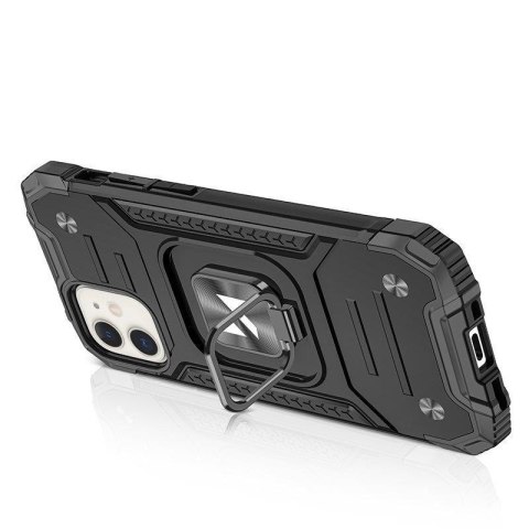 Etui pancerny pokrowiec do iPhone 14 uchwyt magnetyczny Ring Armor czarny Etui pancerny pokrowiec do iPhone 14 uchwyt magnetyczny Ring Armor czarny
