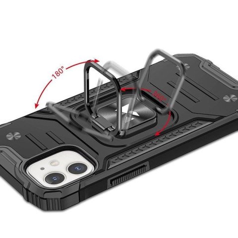 Etui pancerny pokrowiec do iPhone 14 uchwyt magnetyczny Ring Armor czarny Etui pancerny pokrowiec do iPhone 14 uchwyt magnetyczny Ring Armor czarny