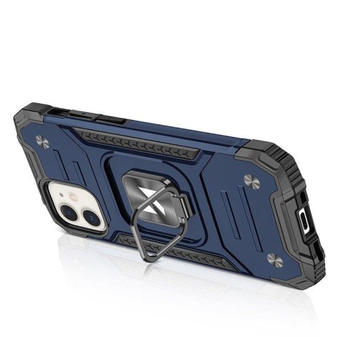 Etui pancerny pokrowiec do iPhone 14 uchwyt magnetyczny Ring Armor niebieski Etui pancerny pokrowiec do iPhone 14 uchwyt magnetyczny Ring Armor niebieski