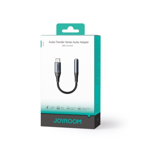 Przejściówka adapter DAC USB-C do mini jack 3.5mm czarny Przejściówka adapter DAC USB-C do mini jack 3.5mm czarny