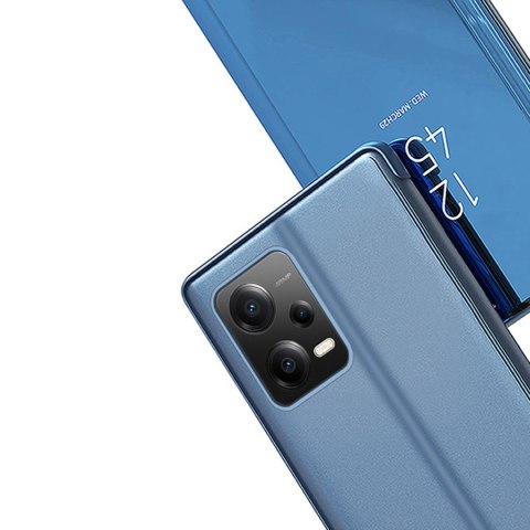 Błyszczące etui z klapką do Xiaomi Redmi Note 12 5G / Poco X5 Pro 5G Clear View Case różowy Błyszczące etui z klapką do Xiaomi Redmi Note 12 5G / Poco X5 Pro 5G Clear View Case różowy