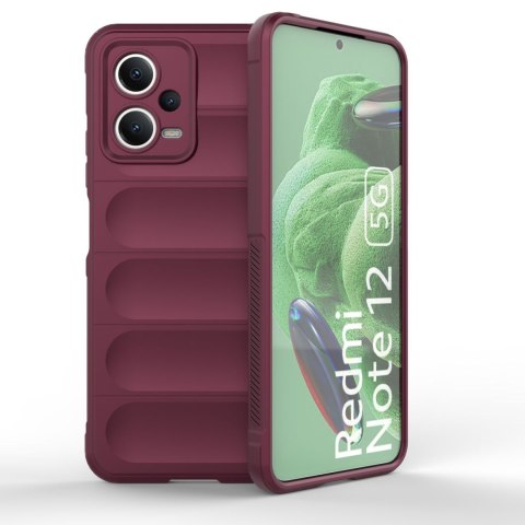 Etui elastyczny pokrowiec do Xiaomi Redmi Note 12 5G / Poco X5 5G Magic Shield Case burgund Etui elastyczny pokrowiec do Xiaomi Redmi Note 12 5G / Poco X5 5G Magic Shield Case burgund